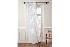 Solino Home 100% Pure Linen Sheer Curtains