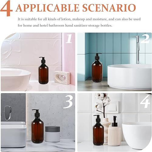Miniatura 5 de minkissy Botella dispensadora de loción para el cuerpo, acondicionador corporal de viaje, dispensador de jabón de espuma de jabón de mano,