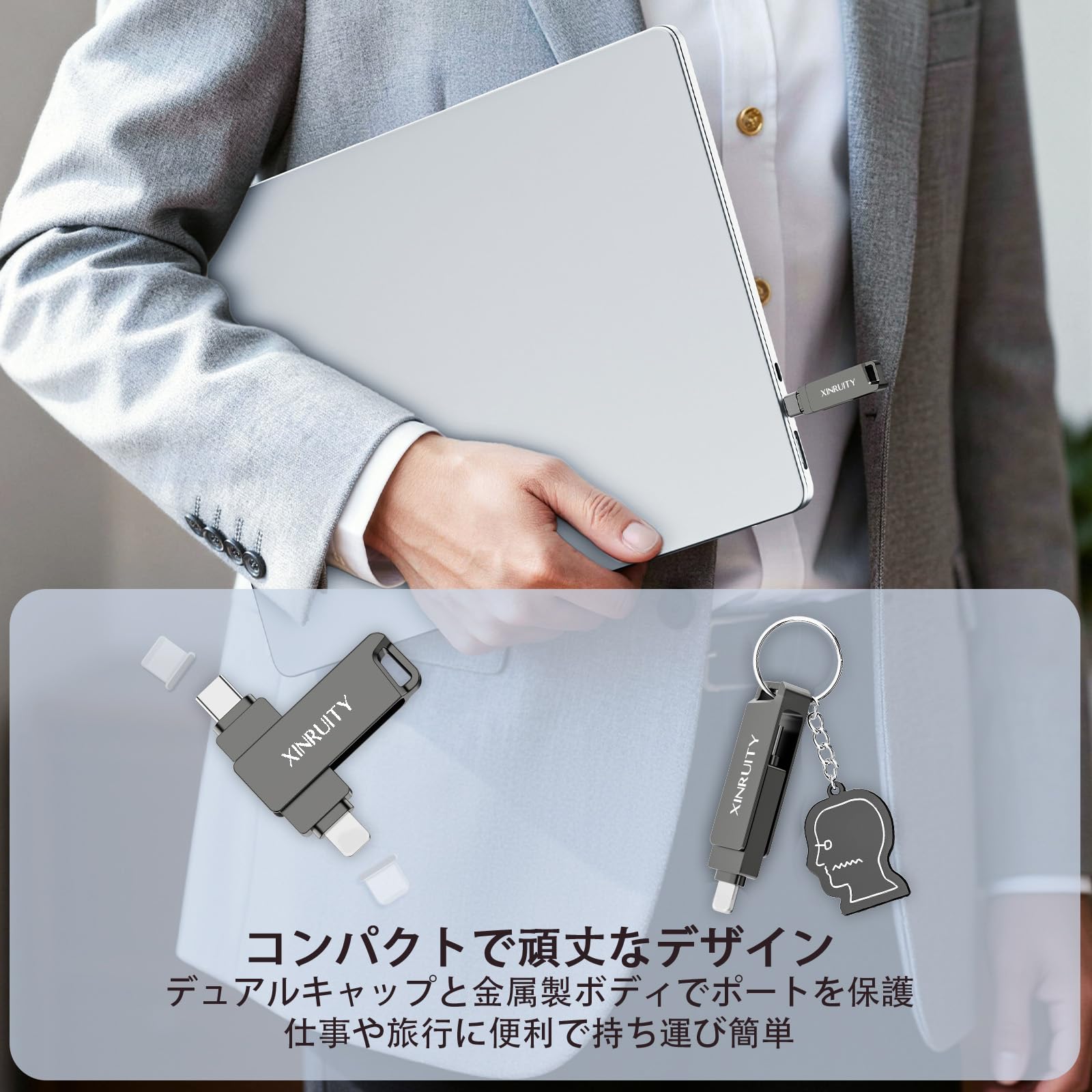 Amazon.co.jp: 【2026新登場 アプリ不要】256GB iphone usbメモリ 3in1