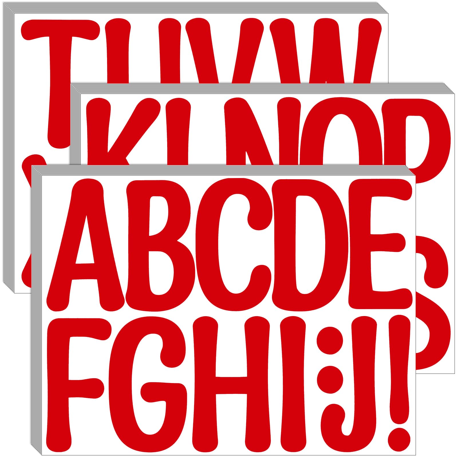 Snapklik.com : Bemeol 30 Sheets Large Letter Stickers 4 Inch Alphabet ...