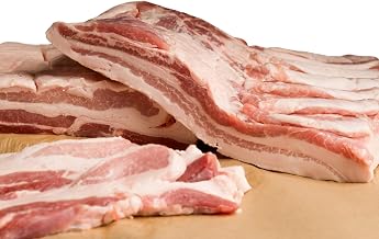 Pork Belly Slab with Skin-On 7-8lbs, For Grilling, BBQ, Roasting and Lechon Belly- USDA Approved