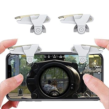 Biaba Mobile Game Controller Aim Key Buttons L1R1 Trigger Finger for PUBG (Set of 1)
