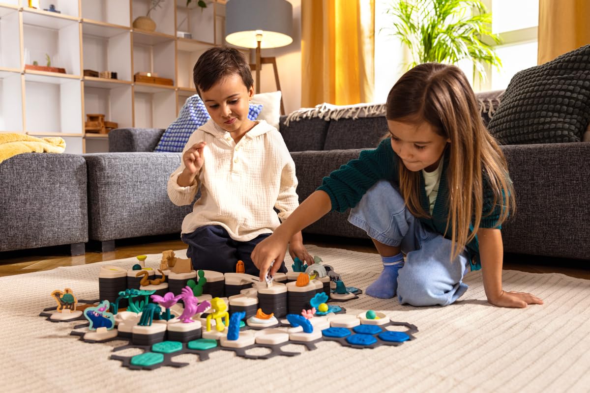 Ravensburger - Gravitrax Junior - Starter Set XXL My Planet 200 pièces - Circuit de Billes - Jeu de Construction créatif - Parcours de Billes à Construire - Dès 3 Ans - Version française - 27059