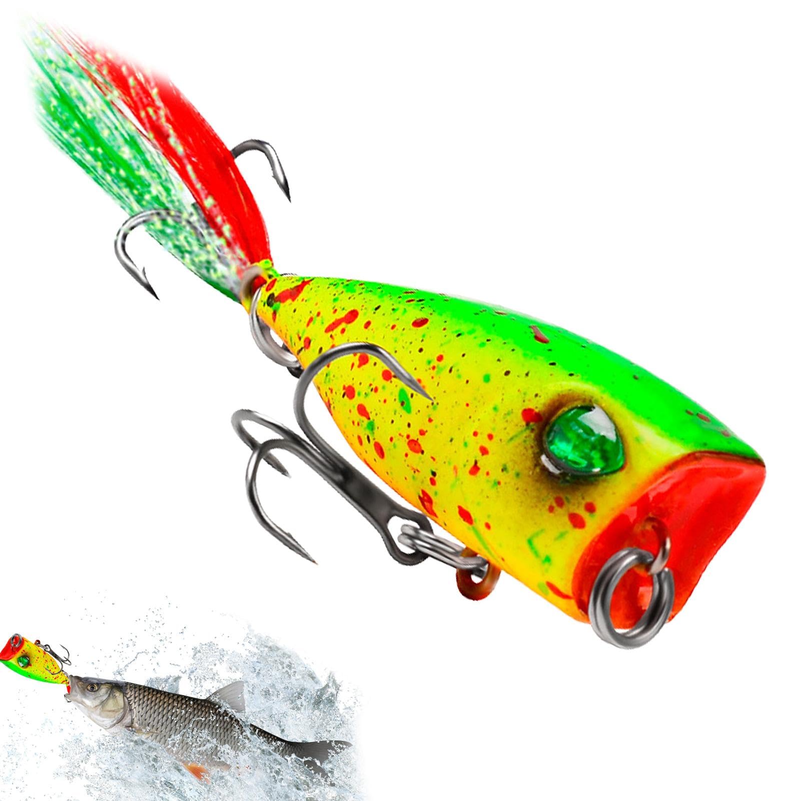 Lot De 20 Leurres De Pêche Mouche Forme Abeille – Appâts Réalistes Eau Douce/salée Pour Brochet, Truite, Perche – Boîte De Rangement Incluse