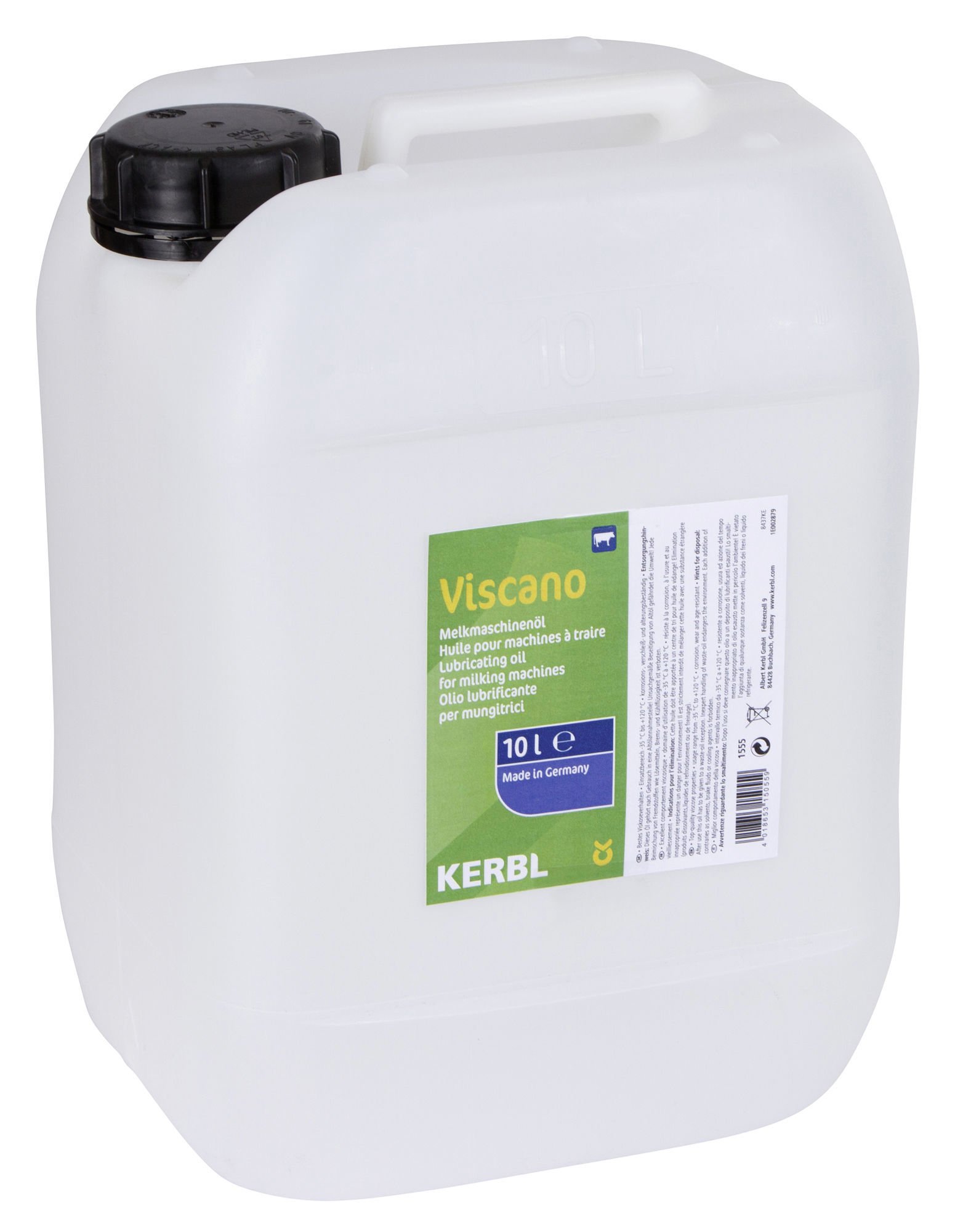 Kerbl Huile pour Machine à traire Viscano Bidon de 10 l