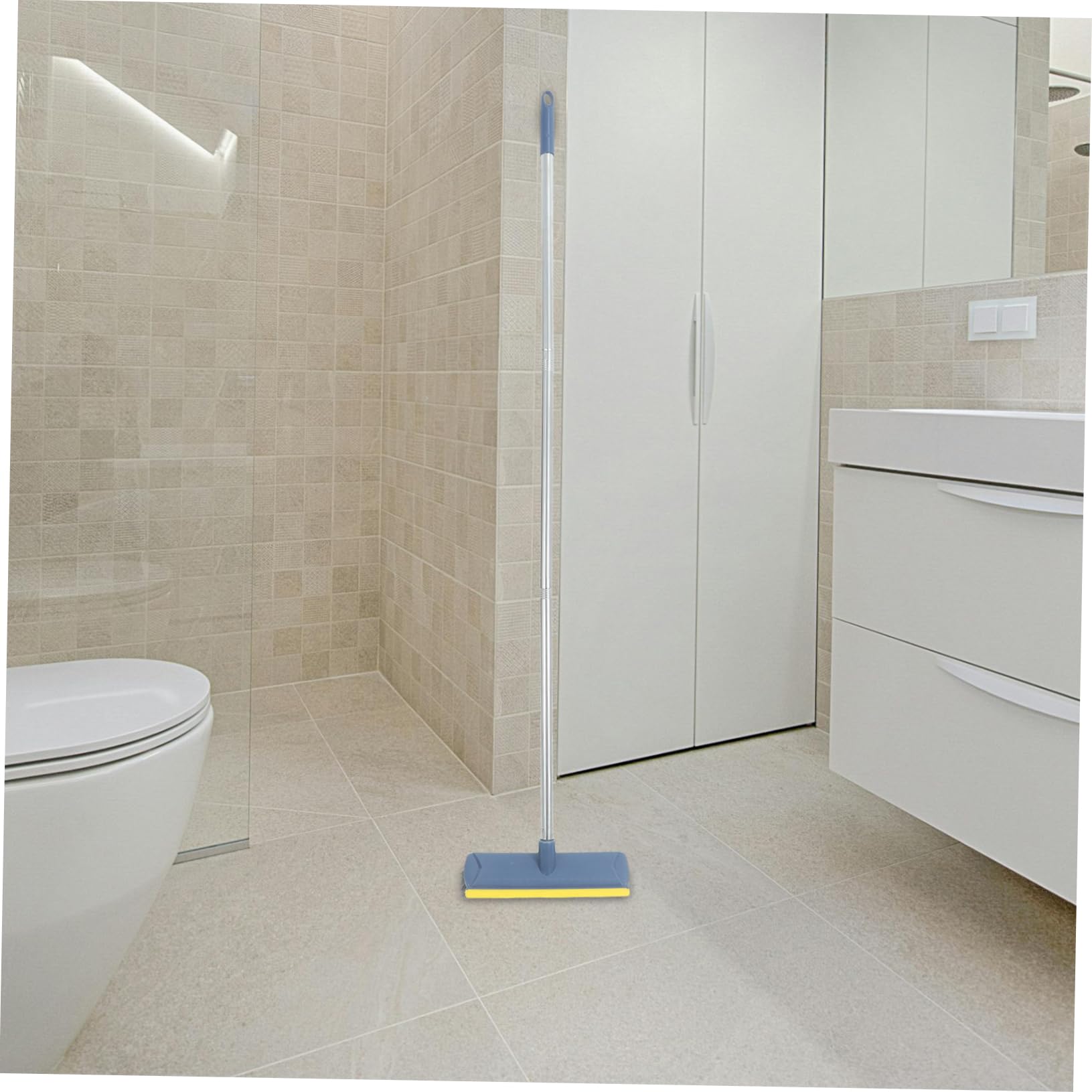 CIYODO Household Brooms Soft Bristle Sweeping Broom Hard Floor Brush Dust Removal for Indoor