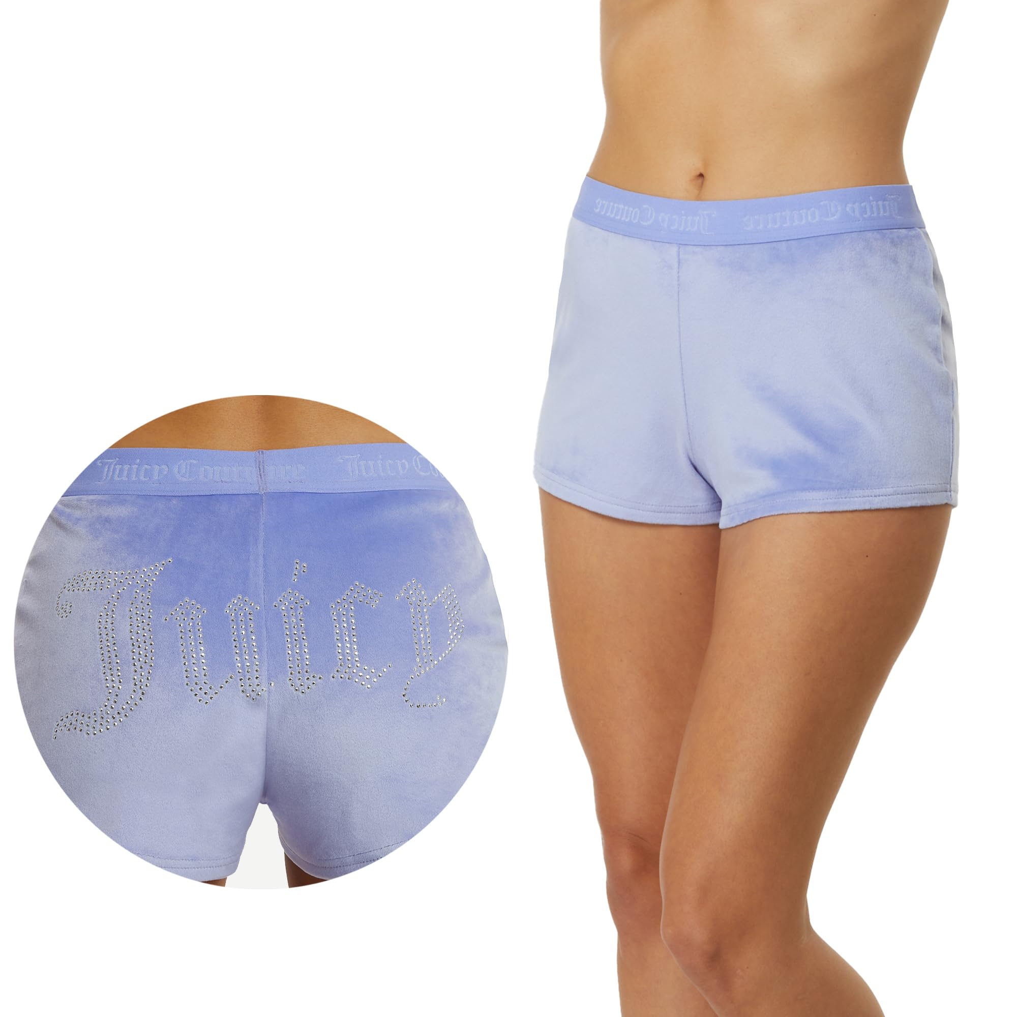 Juicy Couture Velvet Fleece Two Pack Short Set pantaloncini Donna