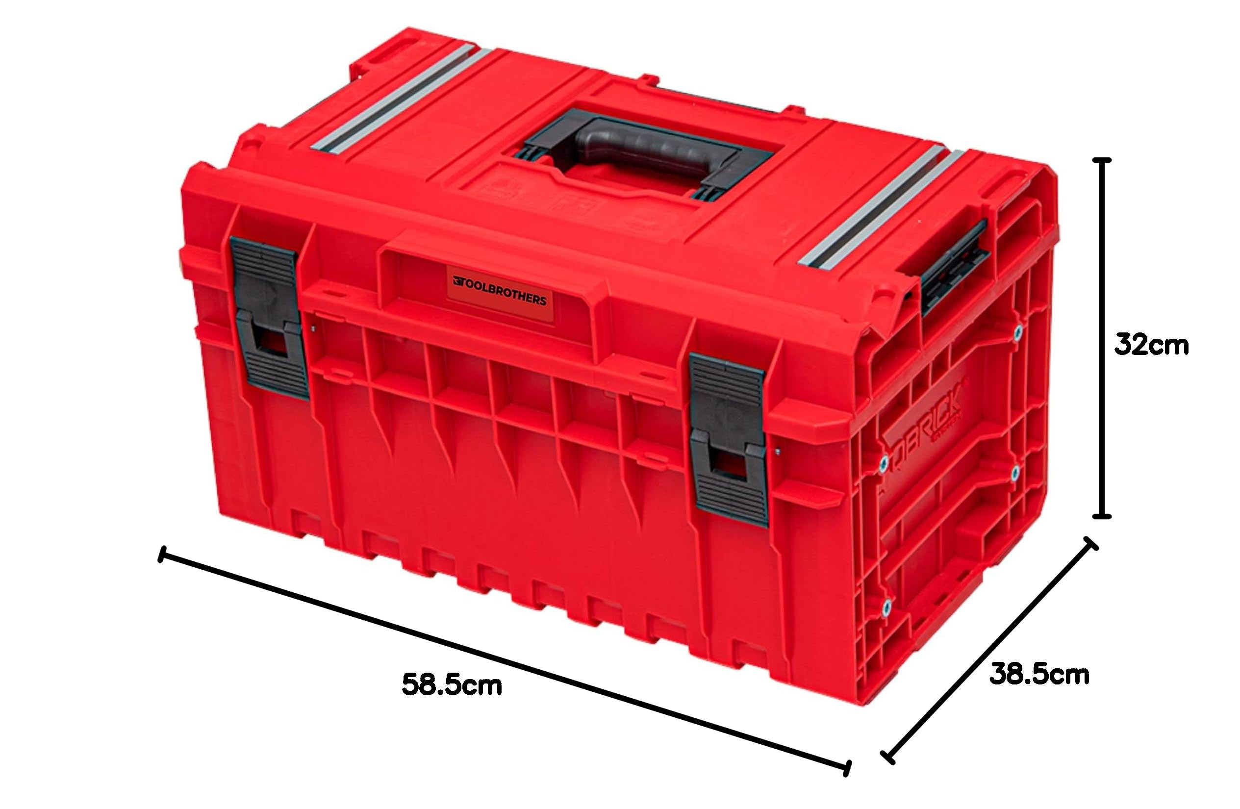 Toolbrothers RHINO XXL walizka narzędziowa ULTRA Work+ wysokość L 38 l IP66 z wyjmowanymi ściankami działowymi