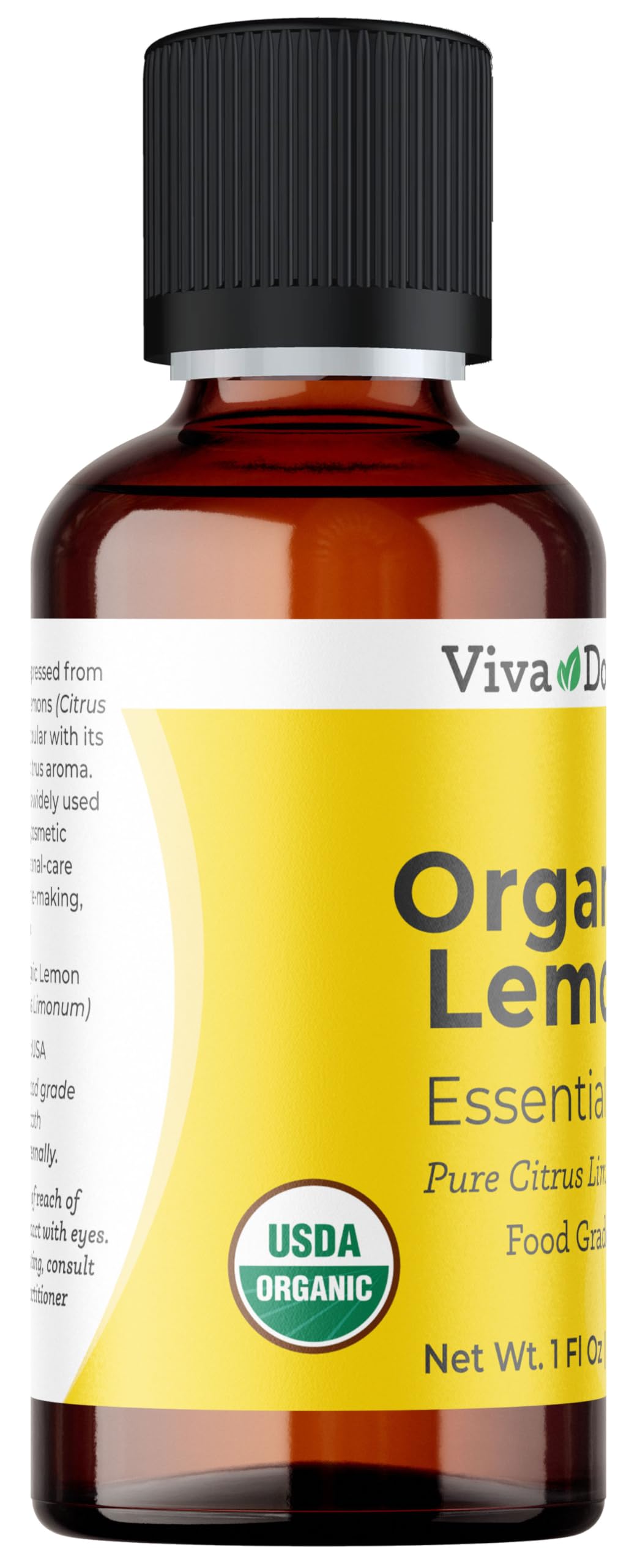 Amazon.com: Viva Doria Lemon Essential Oil, USDA Certified