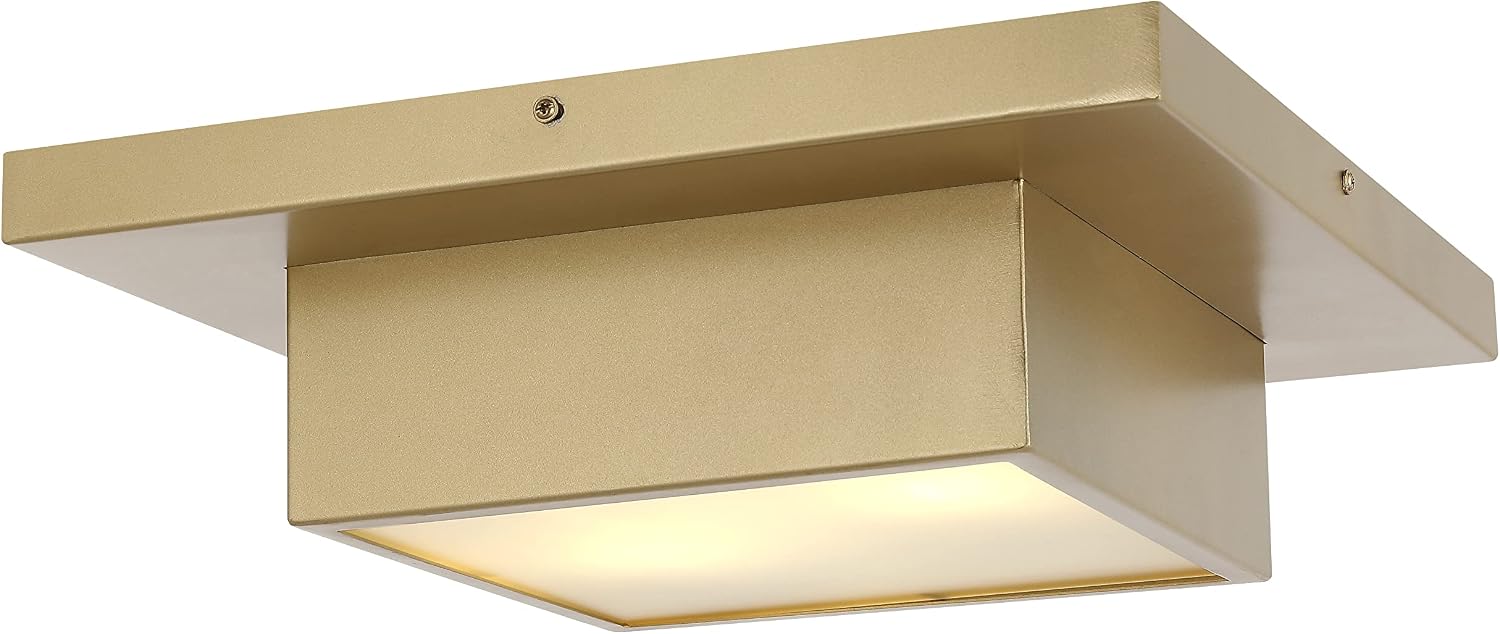 SAFAVIEH Lighting Collection Kylin Gold Flush Mount (LED Bulbs Included)