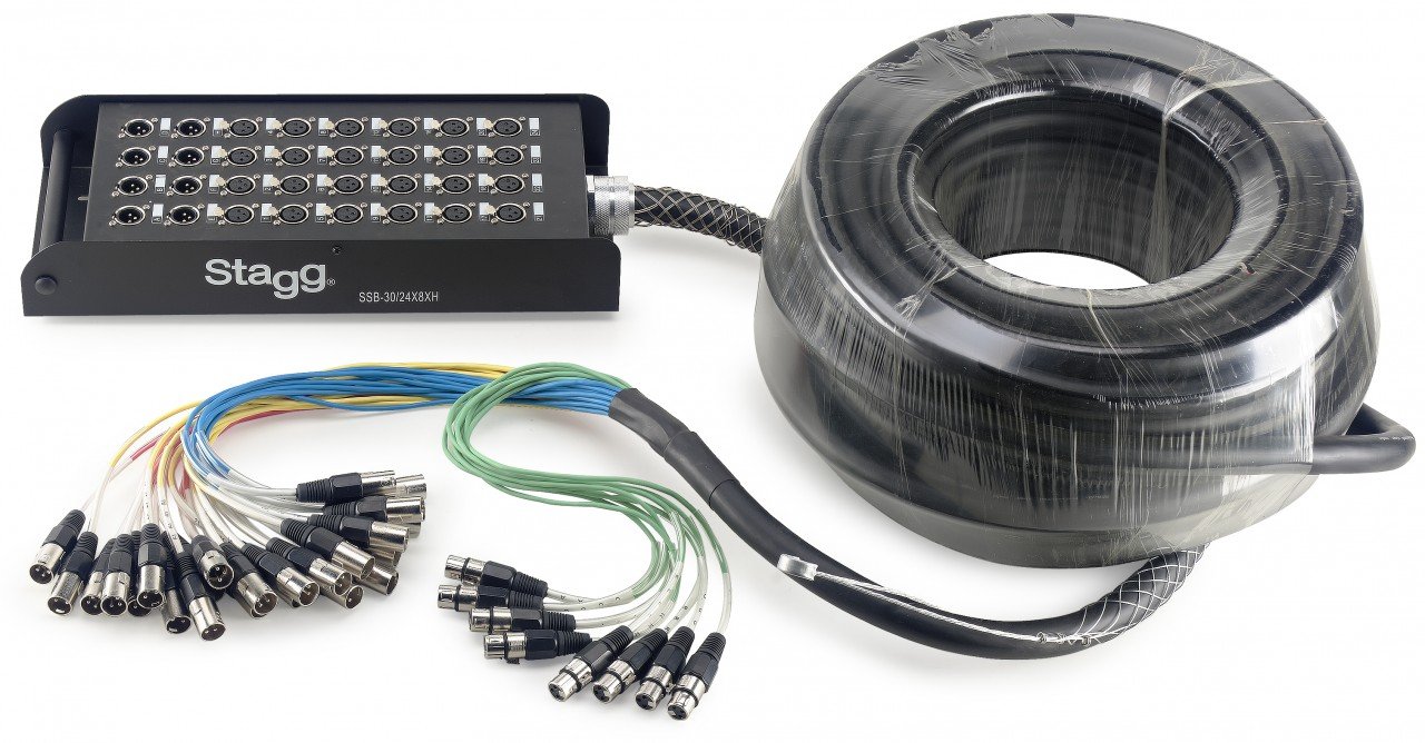 Stagg Stage or Studio Cable (SSB-30/16X4PH)