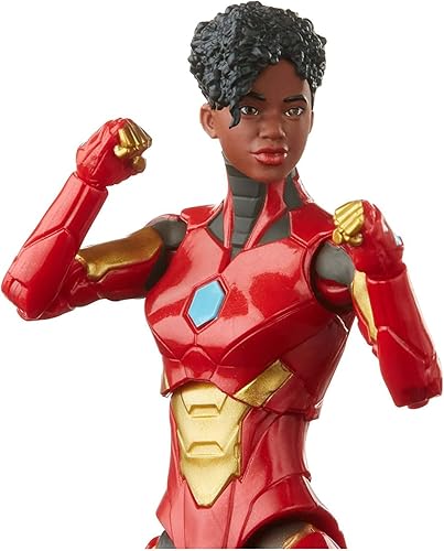 Vista 6 de Marvel Hasbro Legends Series Ironheart - Figura de acción de 6 pulgadas, diseño y articulación premium, incluye 5 accesorios y 1 pieza