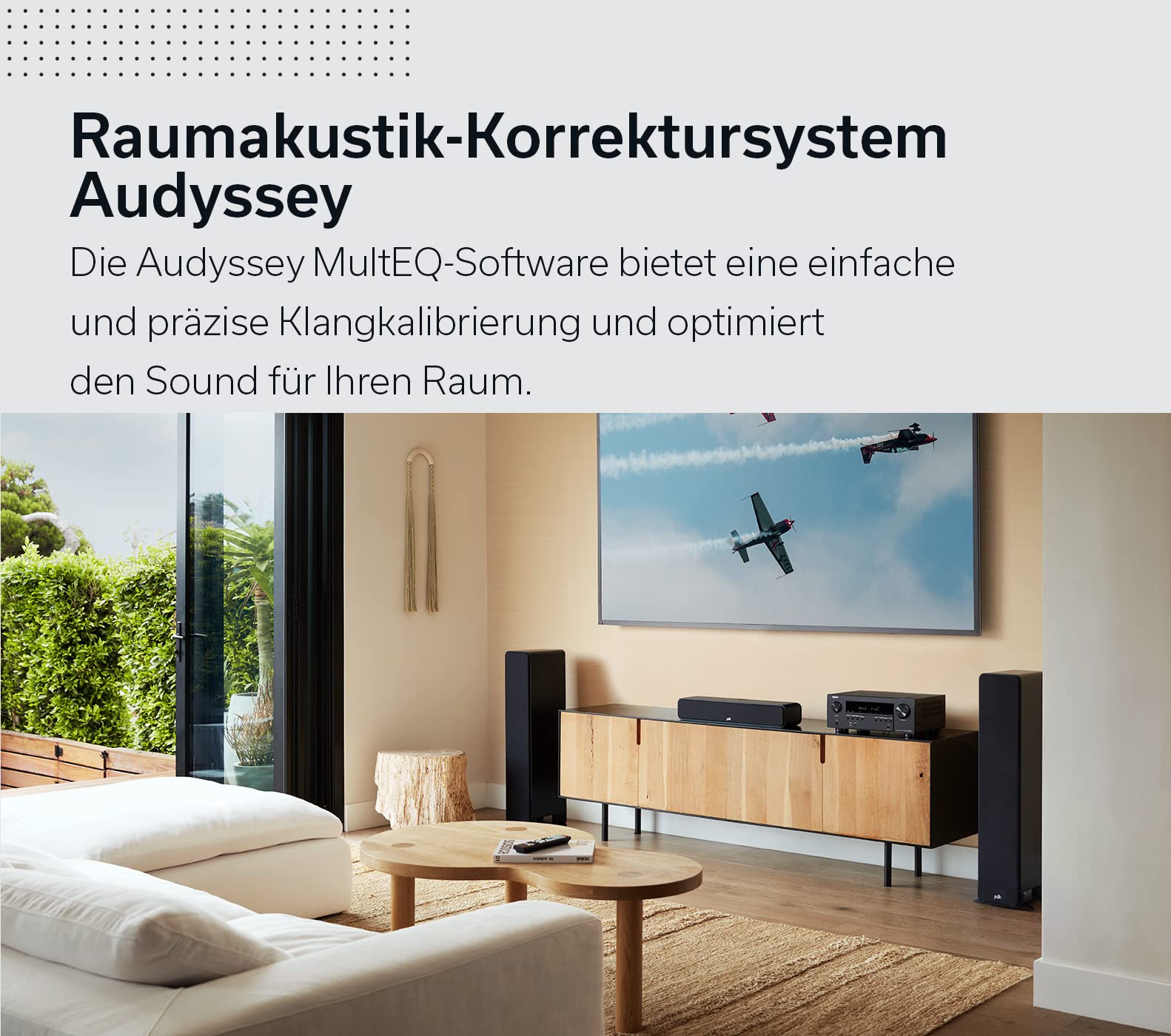 DENON Receptor AV De 7.2 Canales con Dolby Atmos, DTS X, 6 Entradas y 2 Salidas Hdmi, 8K Hdmi, Bluetooth, WLAN, Airplay 2, Heos Multiroom, Compatible con Alexa, Color Negro