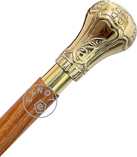 Miniatura 4 de Bat Masterson - Bastón victoriano para caminar – Bastones clásicos de caballero para hombres y mujeres, punta todo terreno resistente, bastones para