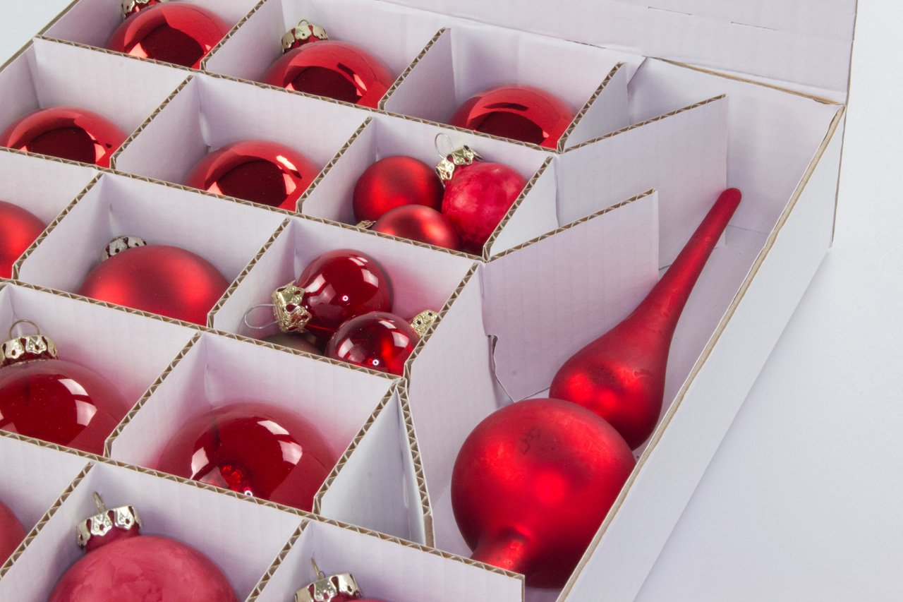 Weihnachtskugel Box, Christbaumkugel Box, Christbaumschmuck und Deko (47 Liter)
