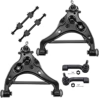 Vista 38 de Detroit Axle - Kit de suspensión delantera RWD para Chrysler 300 Dodge Challenger Charger Magnum, brazos de control superior con barras