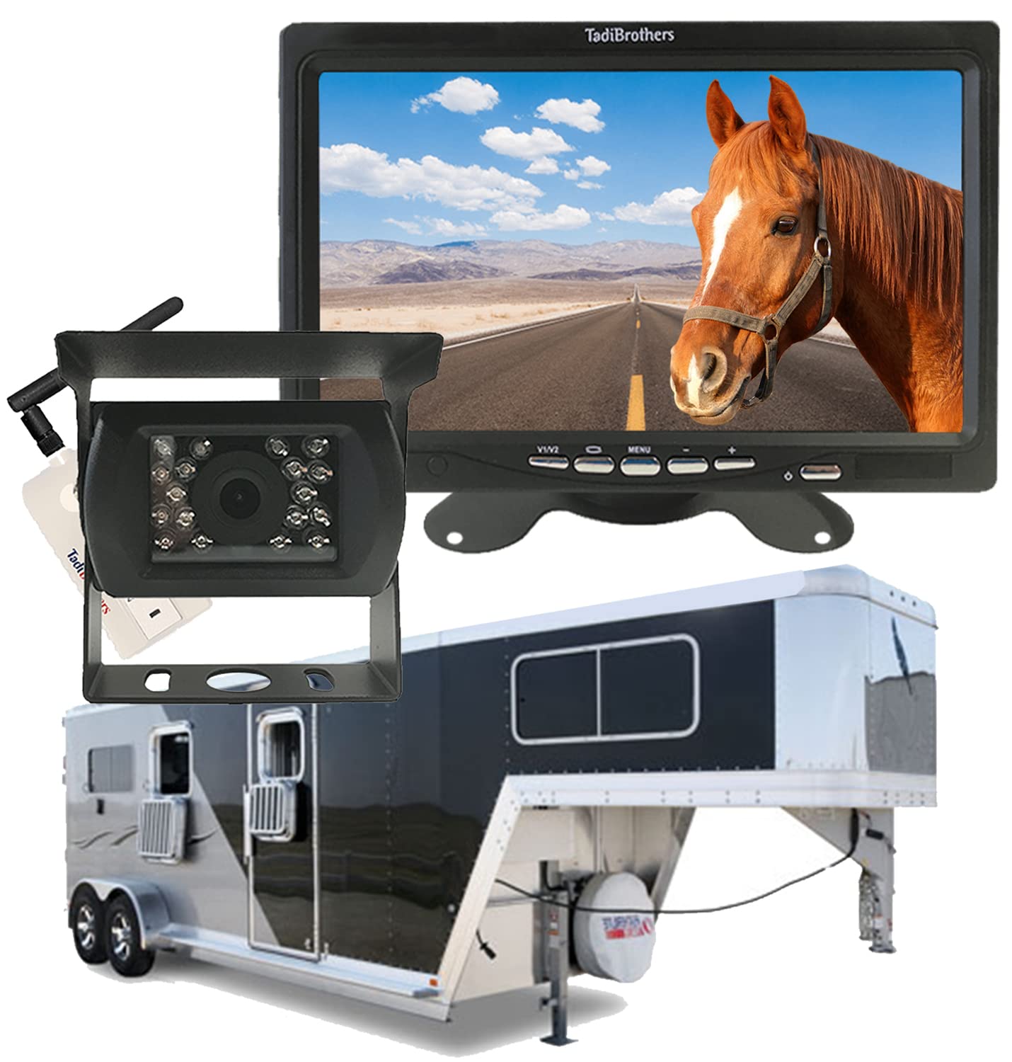 Buy TadiBrothers Wireless Backup Camera Kit with 7Inch Horse Trailer