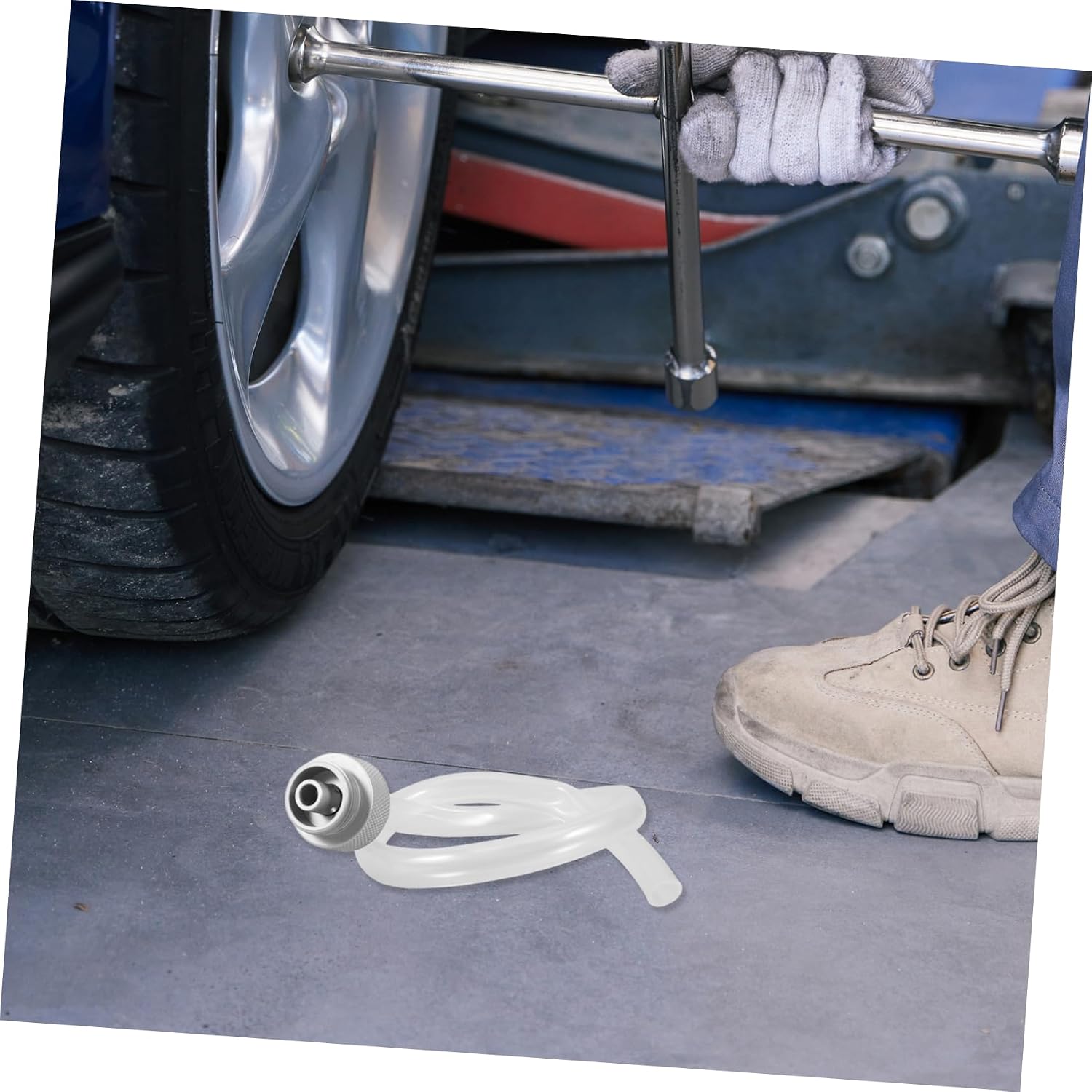 Cabilock Oil Drain Hose Durable Oil Filter Release for Efficient Oil Changes and Draining Multi Functional Tool for Cars Trucks and Motorcycles