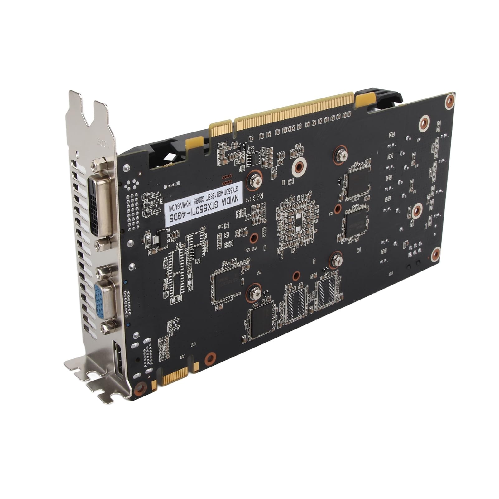 VBESTLIFE GTX550Ti-Grafikkarte, 4 GB 128 BIT GDDR5 3400 MHz Desktop-Computer-Gaming-Grafikkarte, PCIE 2.0, Unterstützt DirectX11