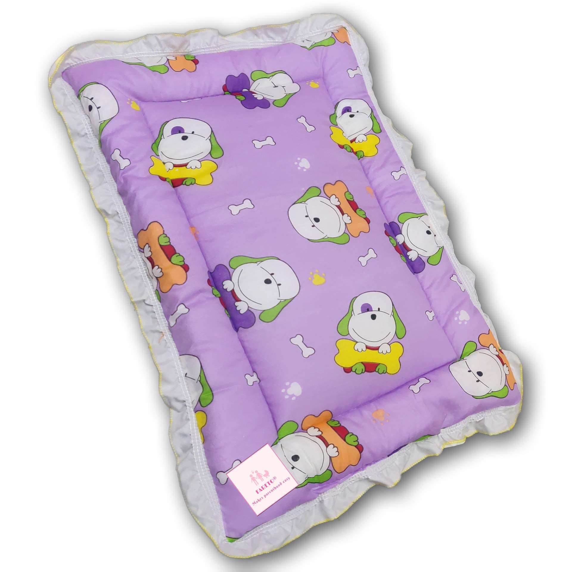 Fareto New Born Baby Gift Pack of Baby Fril Bed(0-6 Months)(PI: Bone) (Pack of 1)-picture-26