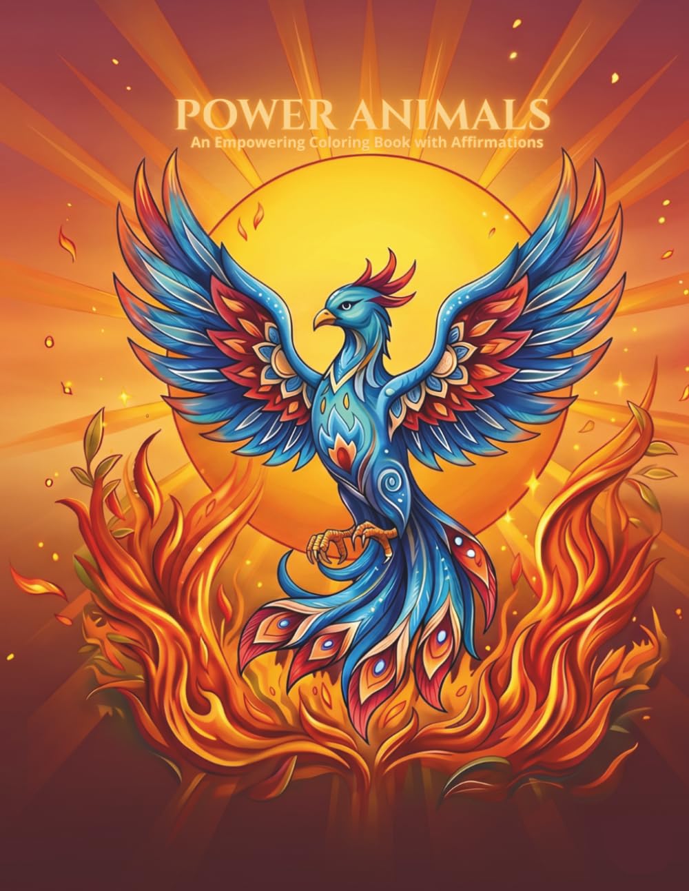 Power Animals: An Empowering Coloring Book with Affirmations