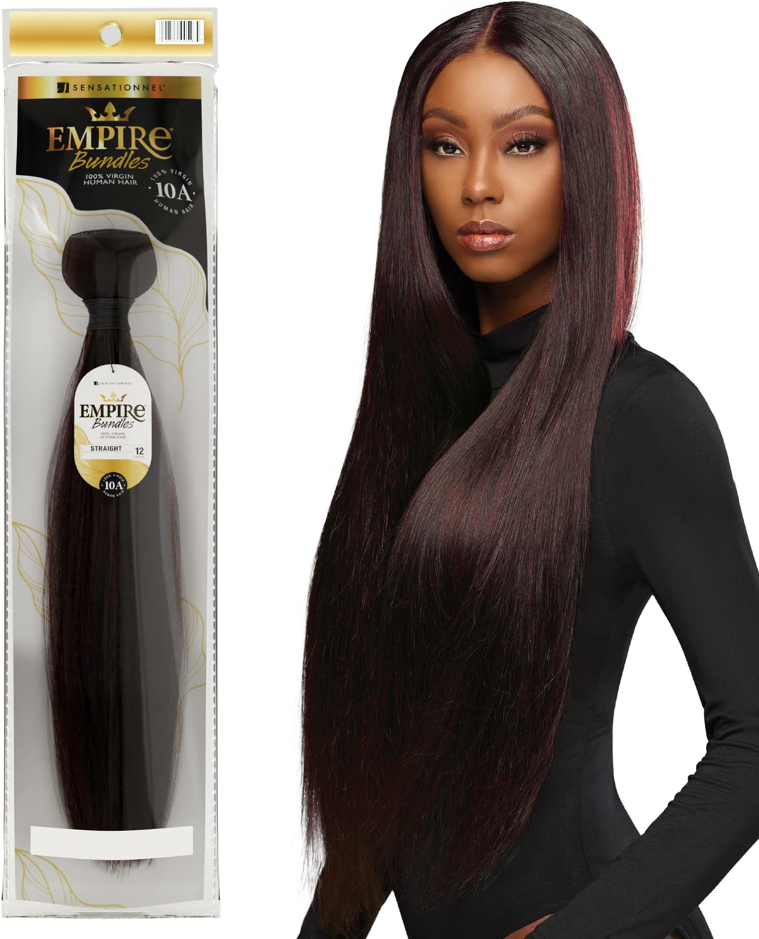 Empire Bundles- Straight 10a Tangle Shed Free Human Hair for Weaving and Sew in Styles - 1 pack (18 inch, NATURAL)
