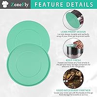 Vista 3 de Funda de silicona para olla instantánea de 8 cuartos de galón – Tapa interior de olla de 8 cuartos de galón para Insta Pot Duo, Pro, Ultra, Crisp