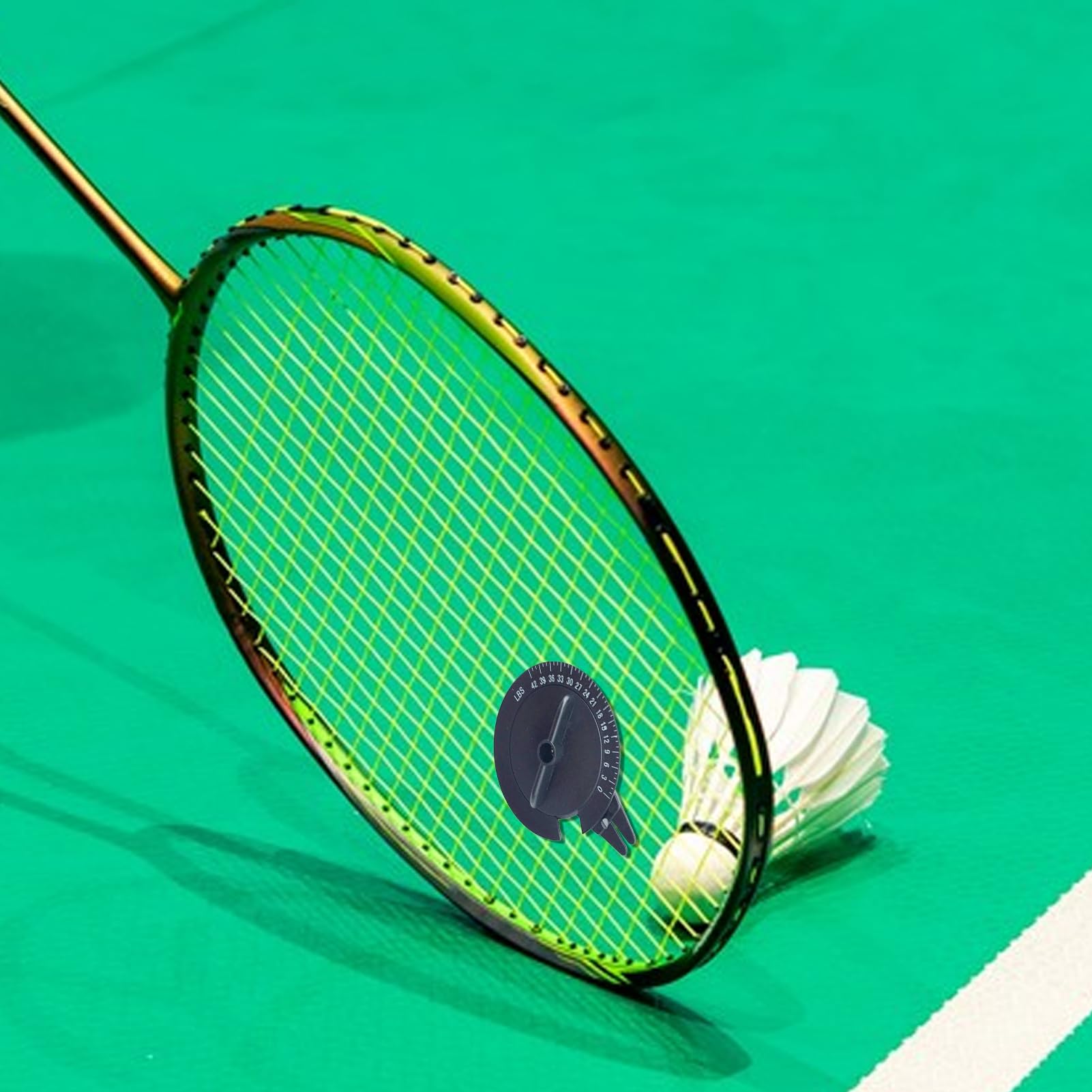 Racket String Spannungstester, Handheld Sport String Spannung, Meter, 29 x 20 x 15 cm, entzückendes Tennis-, Squash-Rackets für Athleten und Eltern