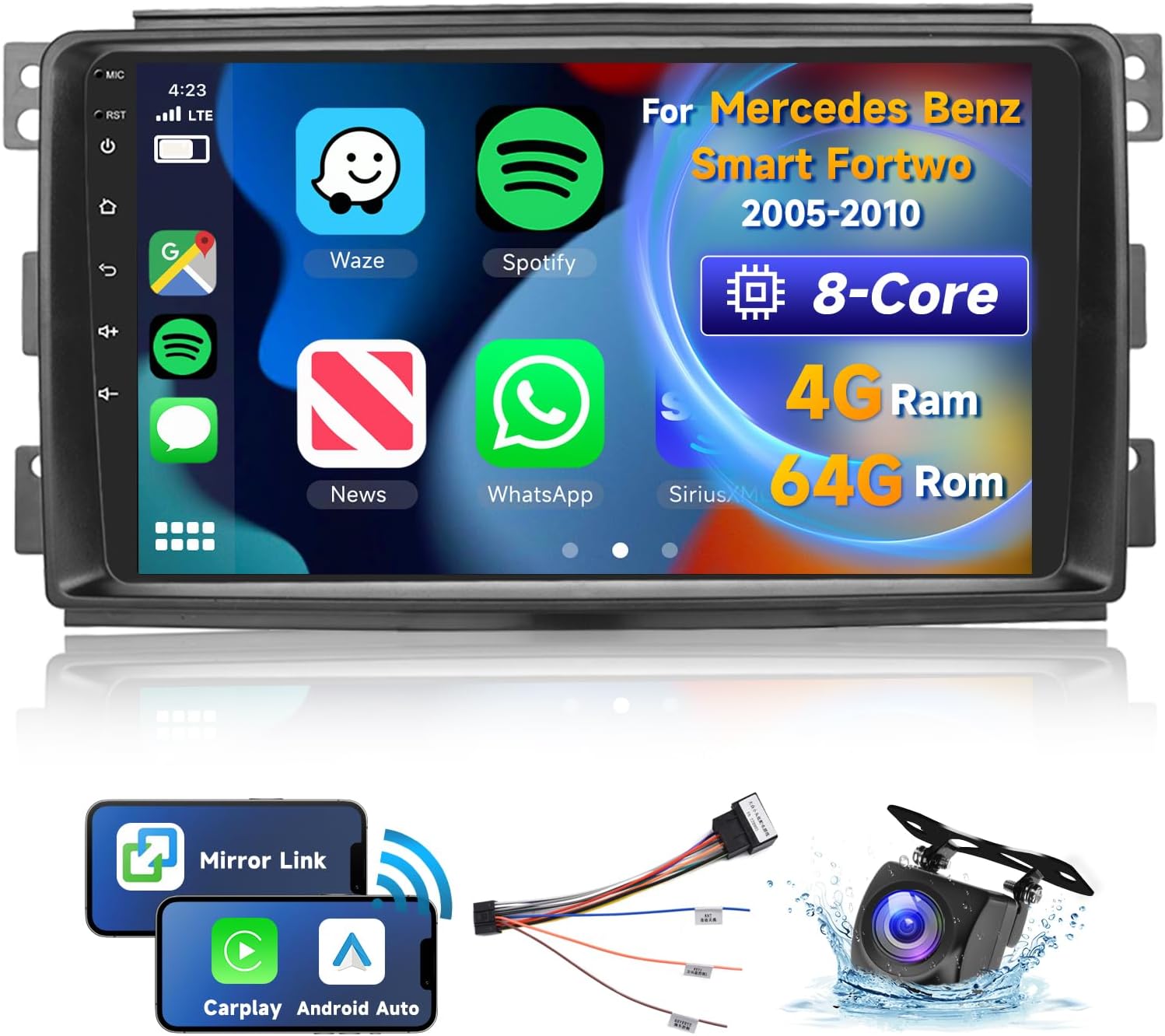 Android 15 Autoradio Für Mercedes E-Klasse W211 | 9 Zoll Touchscreen Mit CarPlay