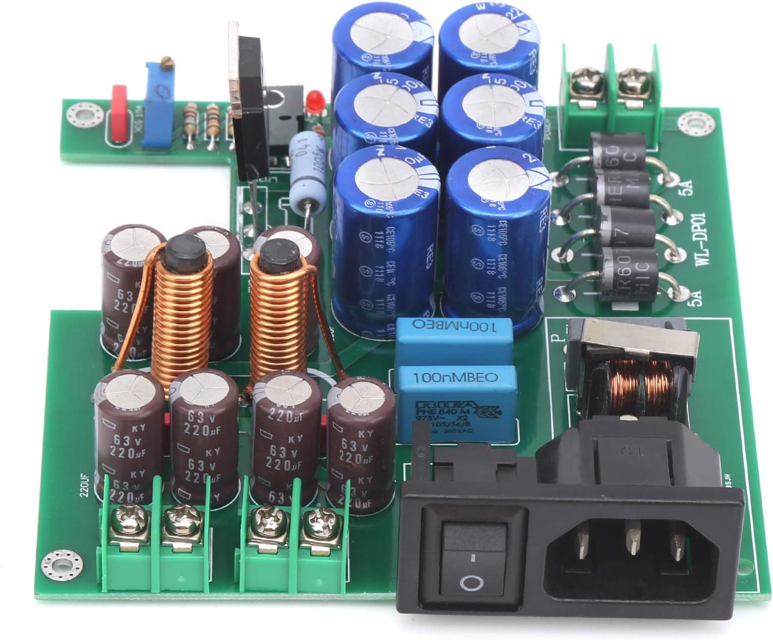 Linear Regulated Power Supply Module PCB Board 50W DC12V 3.5A Electronic Component for DIY Enthusiasts