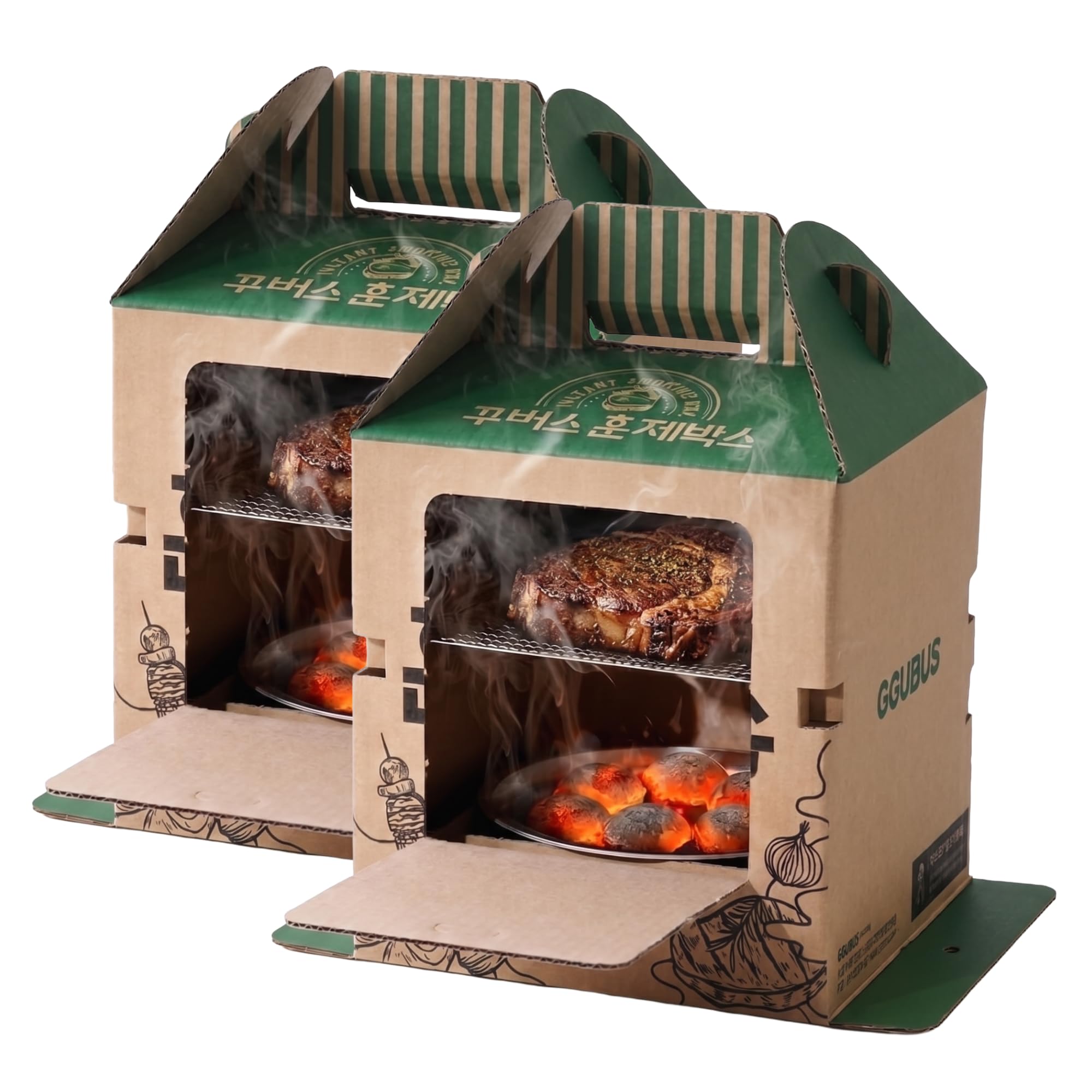 Amazon.com: GGUBUS Grill House – All-in-One Disposable BBQ Grill