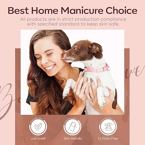 Miniatura 7 de modelones Juego de 32 esmaltes de uñas de gel, 28 colores, esmalte de gel de invierno, esmalte de uñas de gel con purpurina roja nude, juego de