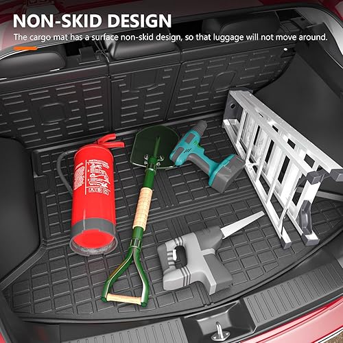 Miniatura 10 de powoq Tapete de maletero de automóvil para Mazda CX-5 2017-2022 2017-2022 para Mazda CX-5 2017 2018 2019 2020 2021 2022 2023 Accesorios (alfombrilla