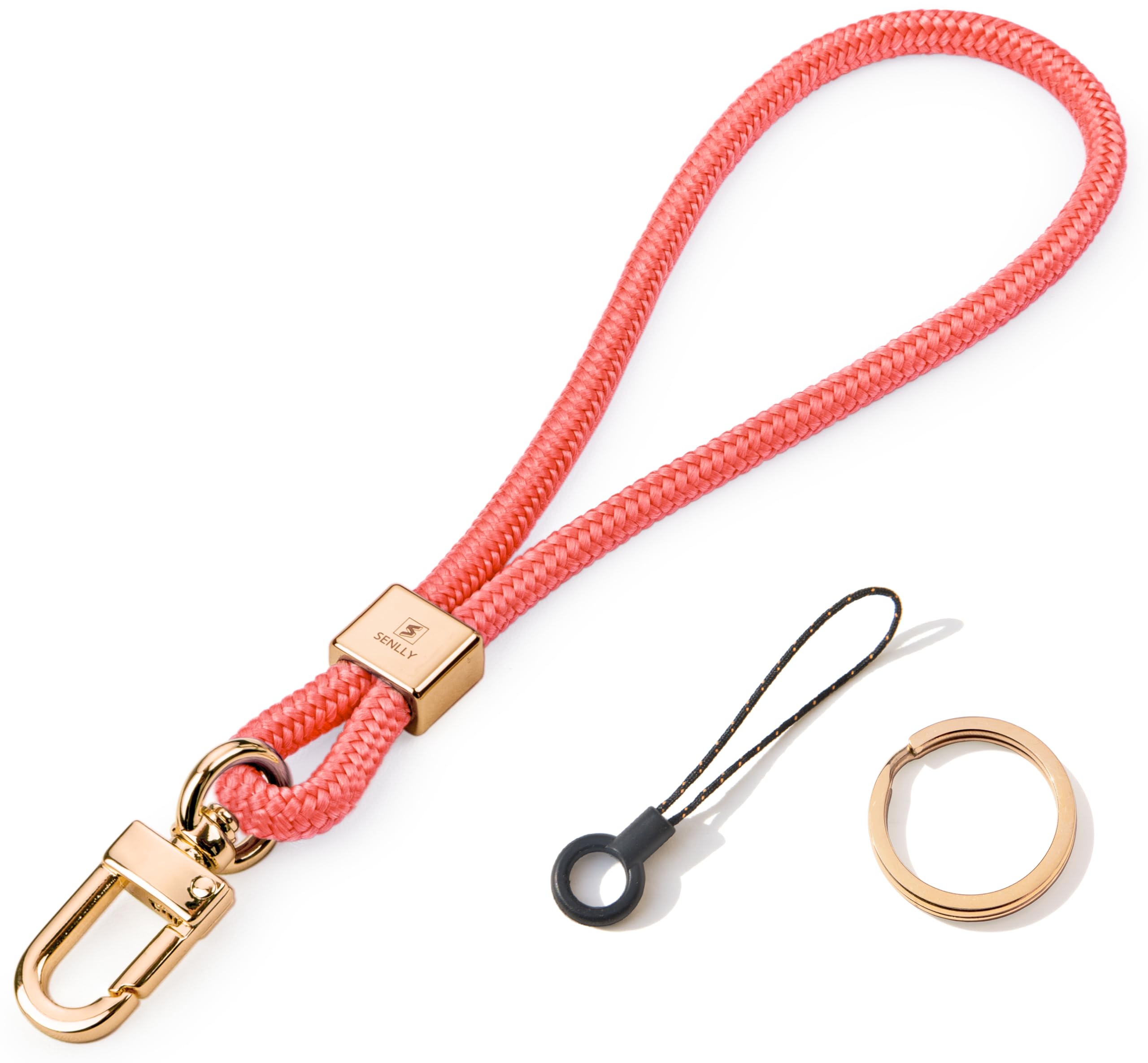 SENLLY Wristlet Lanyard Strap for Keys, Original Minimalist Design Wrist Keychain Holder