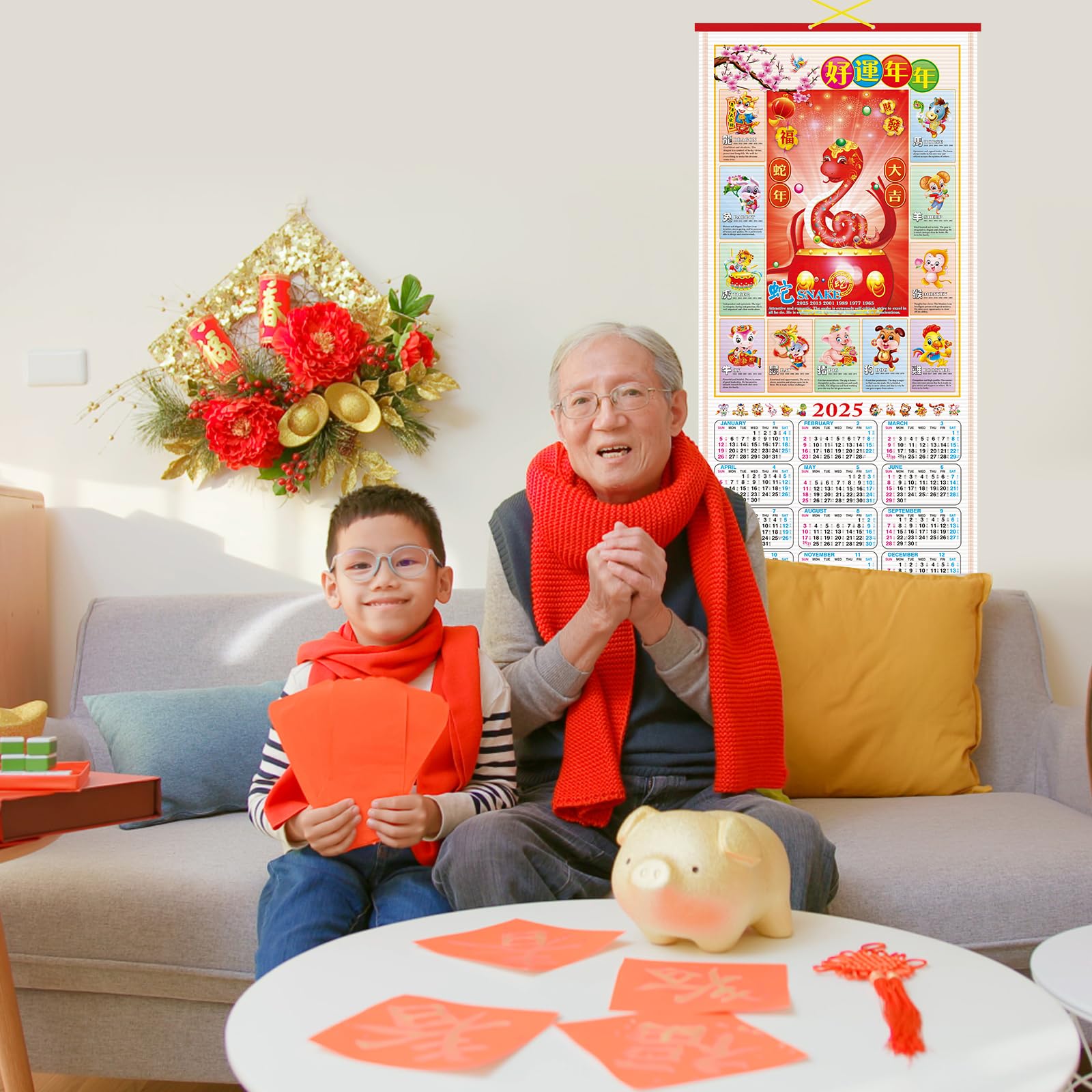 Calendario Famiglia 2025 - Planner Da Muro Con 4 Colonne - Foto 7