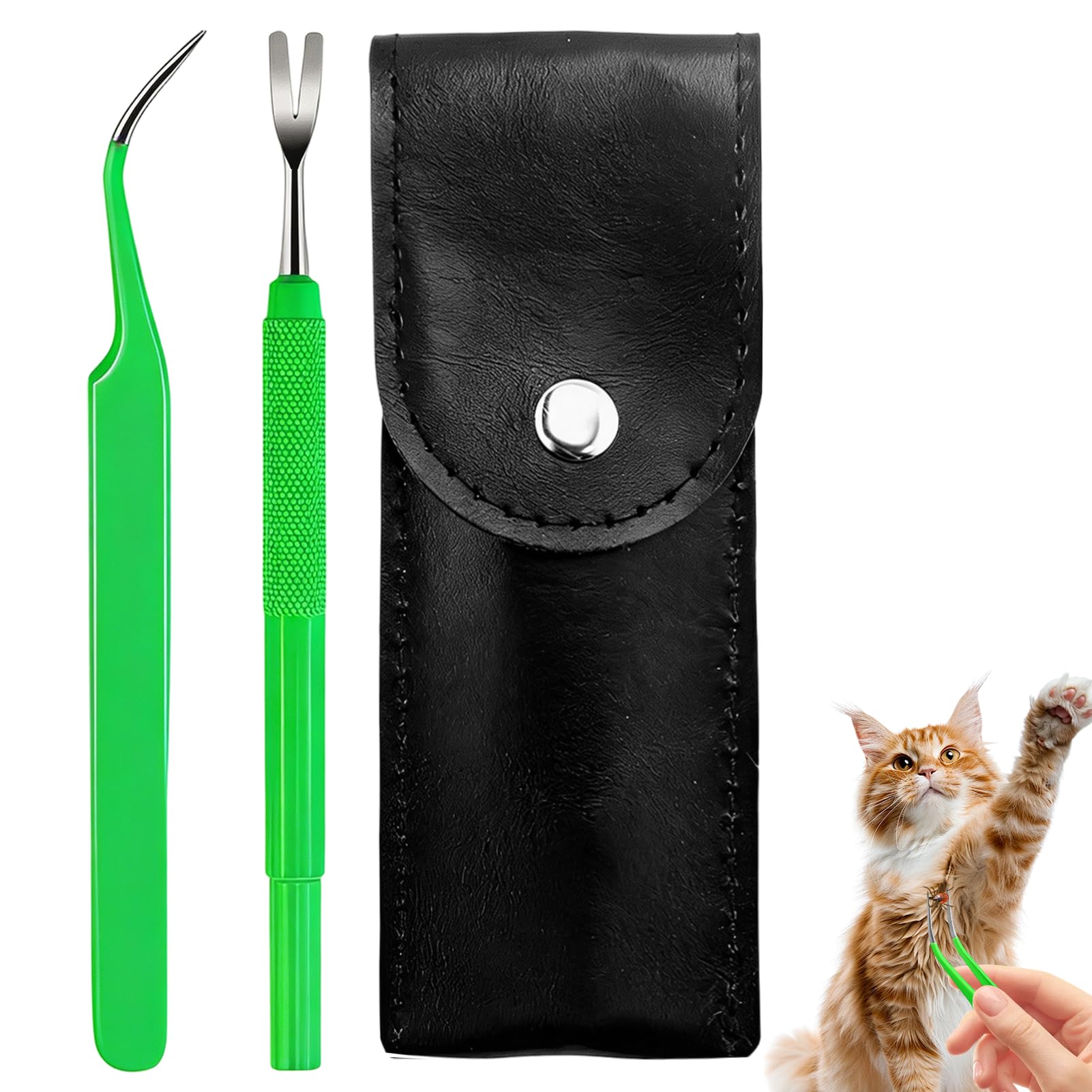 Tick Remover Tools for Dogs, 3PCS Human Tick Remover Stainless Steel