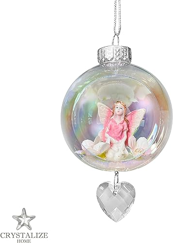 Miniatura 23 de Regalos de cumpleaños de cristal, adornos de Navidad para decoración de Navidad para mujeres, mamá, papá, abuela, abuelo, hermana y amiga de niños