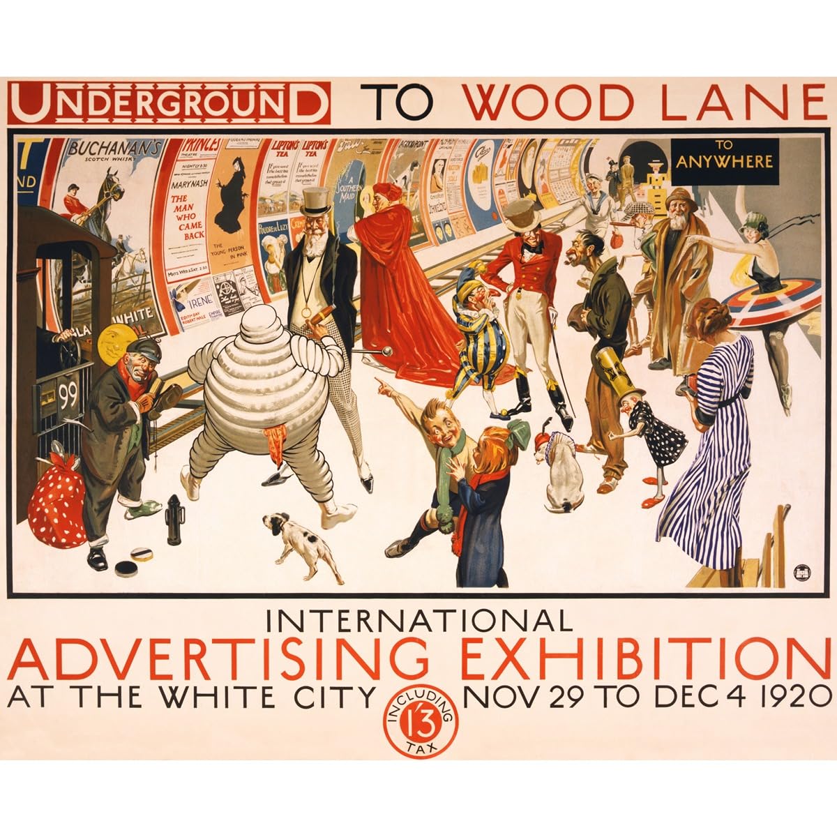 Poster London Underground 40x50 cm decoration murale roule - 2