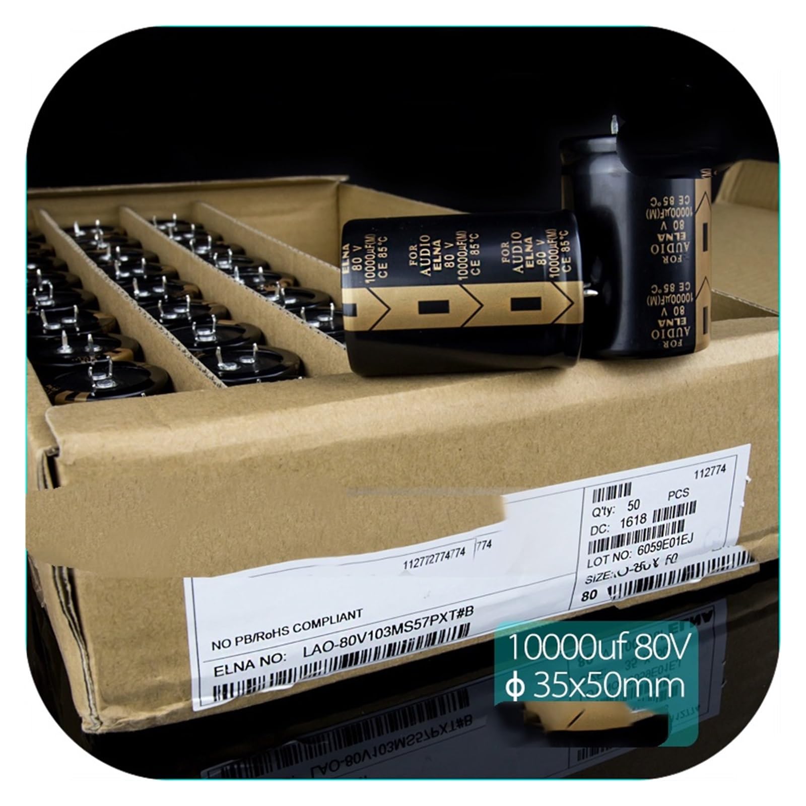 Condensateur audio 10000UF 80V pour un son HiFi sans distorsion
