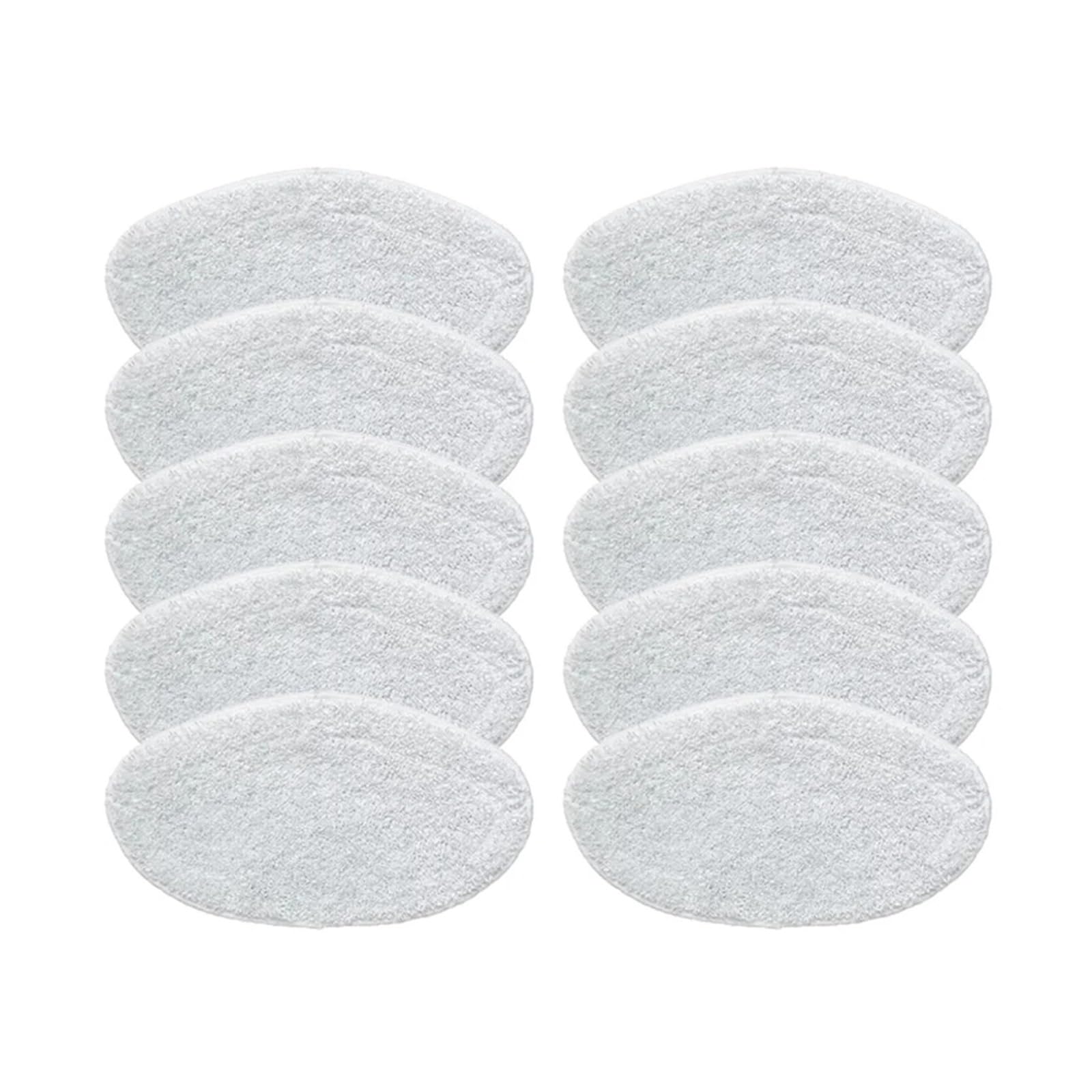 10-teiliges Zubehör, waschbares Wischtuch-Set. Kompatibel mit Vaporetto PAEU0332. Staubsauger-Mikrofaser-Mopp-Tuch-Teile