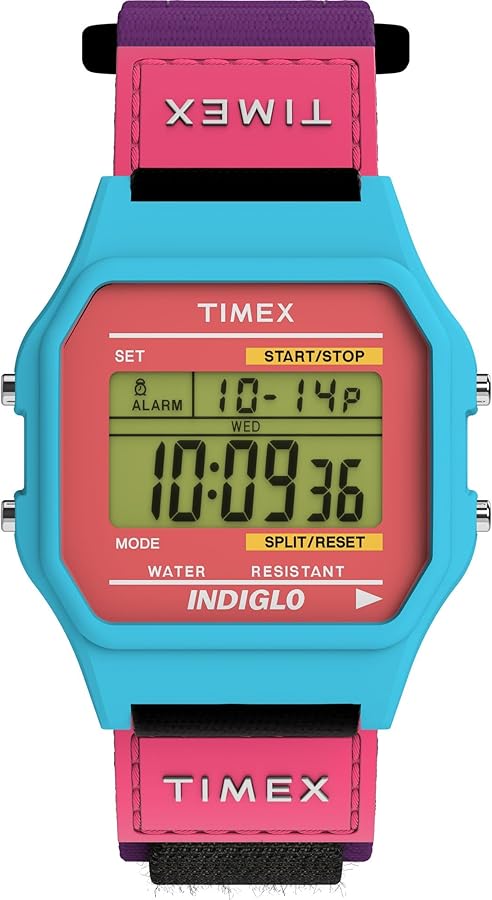 Amazon.com: Timex Men's Classical Digital 36mm Watch - Purple