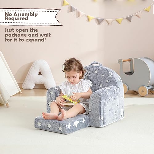 Miniatura 2 de Silla para bebés cómoda, sofá para bebés abatible, silla para niños 2 en 1, sofá para niños abatible, sofá convertible para bebés, silla de lectura