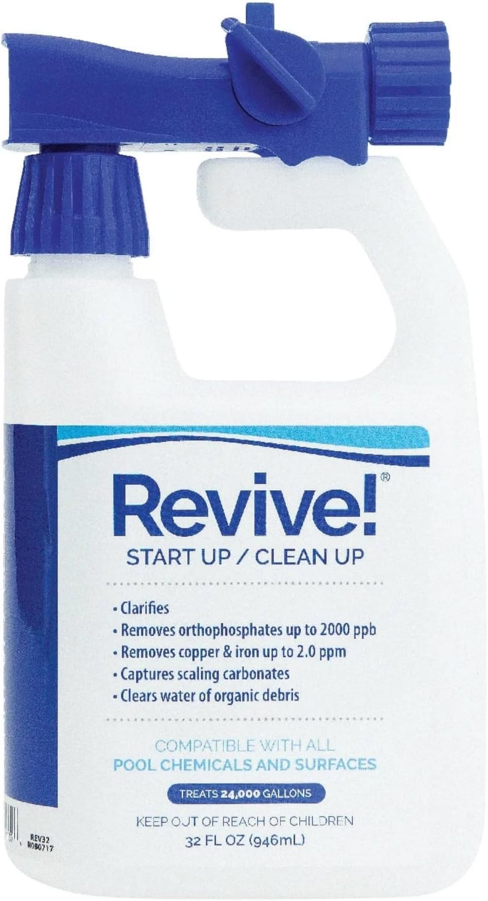 Swimming Pool Phosphate and Algae Remover Chemical for Pools - 32 oz