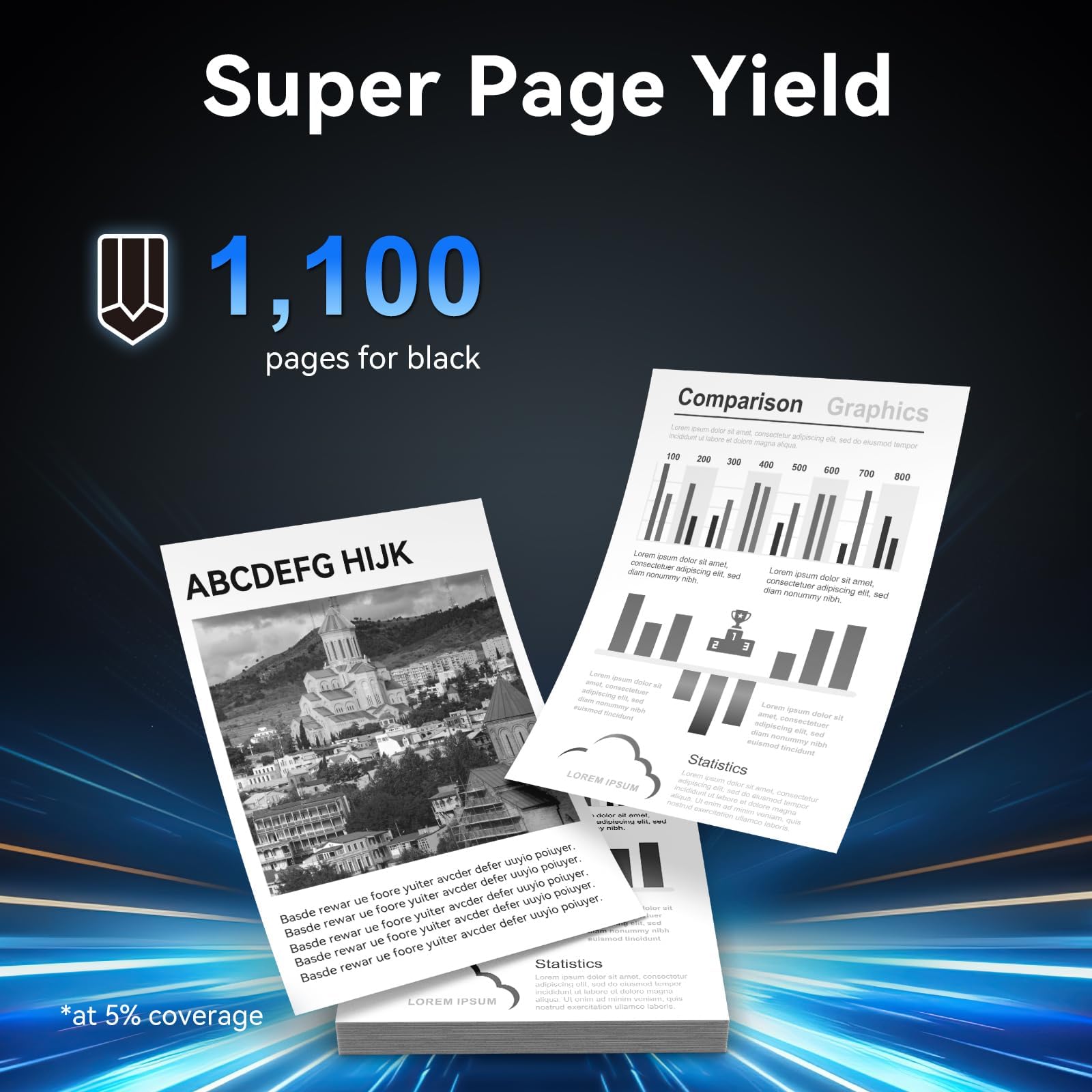 myCartridge SUPCOLOR 135A Toner W1350A Compatibile per HP Laserjet MFP M234dwe M234sdwe M234sdne M209dwe per HP 135A W1350A Toner (senza chip, 1 nero)