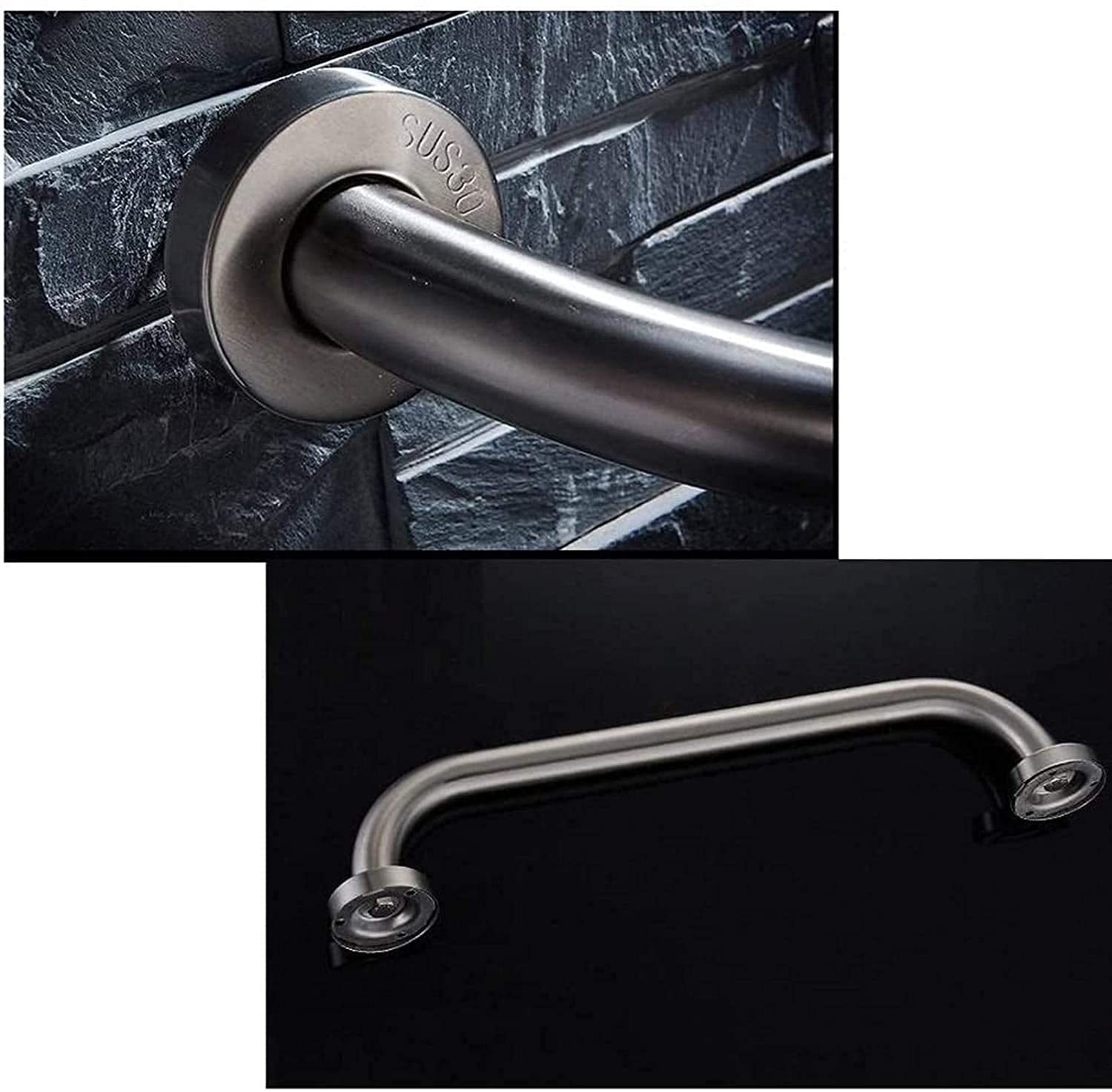 Maniglie per Doccia, ausili per WC, corrimano di Sicurezza Senza Barriere in Bagno, Barre di Supporto di Sicurezza, tiranti di Supporto Antiscivolo per disabili, Adatto per Hotel, corridoi,