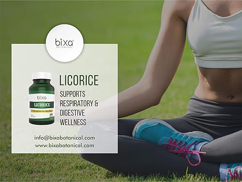 Miniatura 6 de bixa BOTANICAL Extracto de raíz de regaliz glicirricina 25%  60 cápsulas vegetales (450 mg)