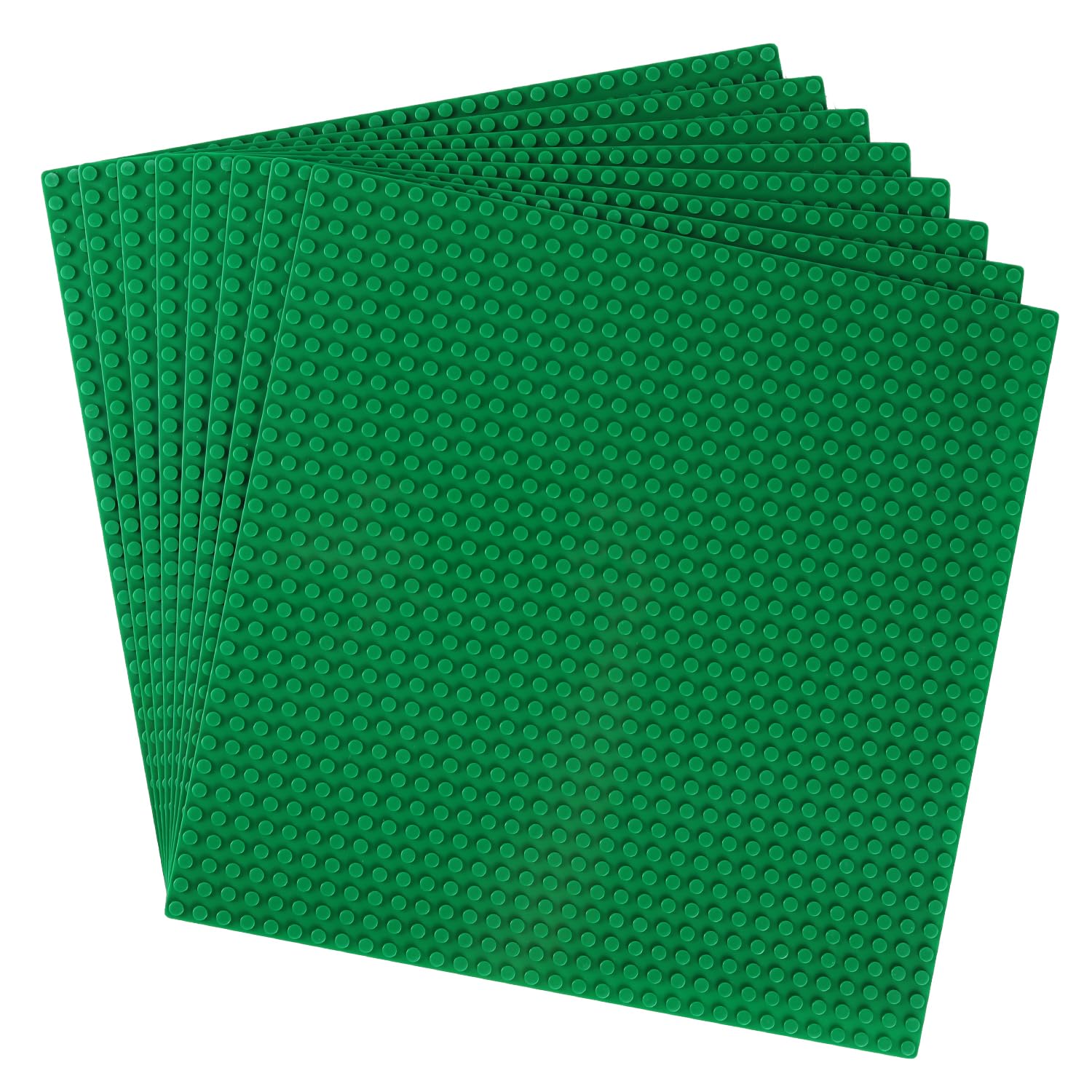 Reenwee 8 Packs Classic Baseplates, 10x10 inch with 32x32 Studs, Building Bricks Baseplate Compatible With Lego - Image 3