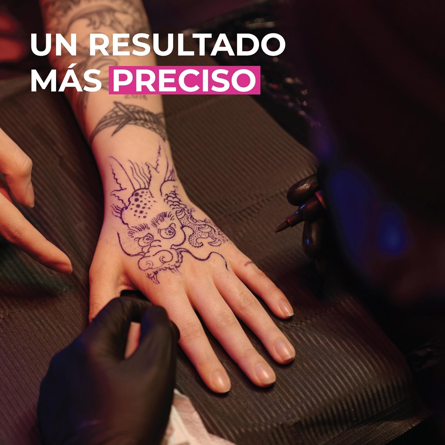 PACK Stencil Tattoo Gel Loción Fijadora Plantillas 200 ml + Vaselina Filante de Uso Profesional 500 ml | Tatuajes