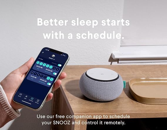 SNOOZ Travel Bundle - Original Cloud Smart White Noise Sound Machine and Travel Case