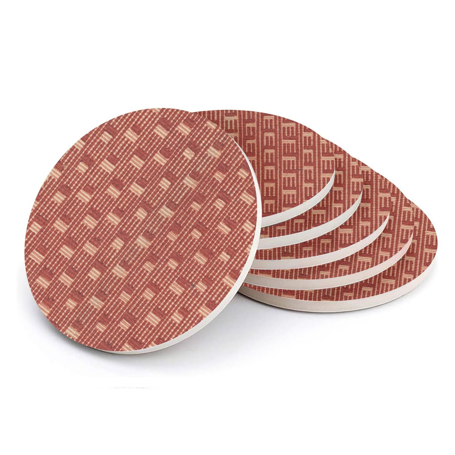 Sous-verres ronds céramique pour éviter les taches sur la table